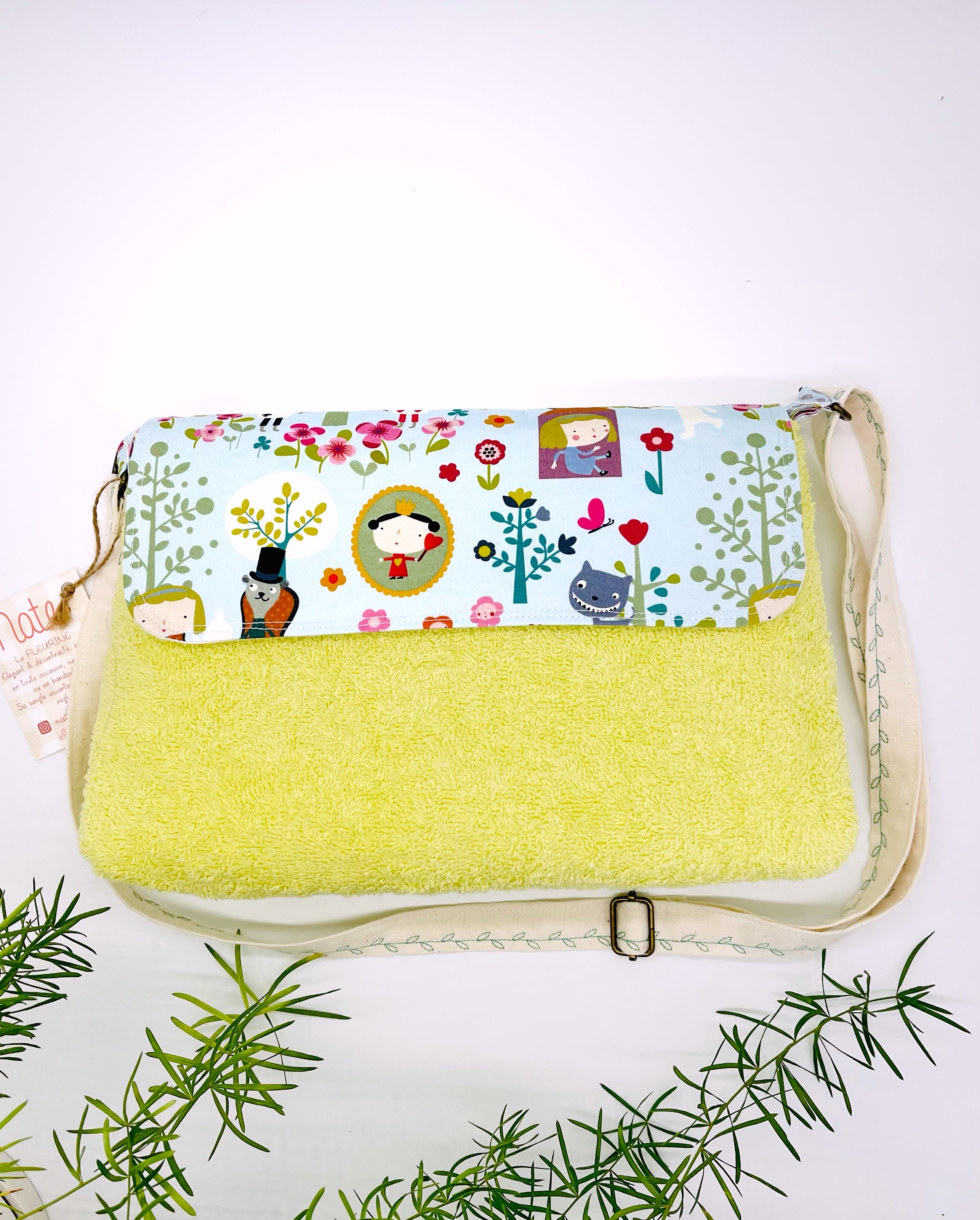 sac "FLEURINE" et son porte clés assorti